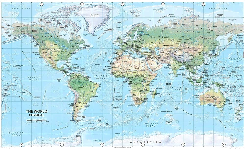 手作り世界地図 壁掛け木製世界地図 | 68travel